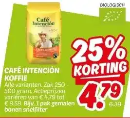 Dekamarkt CAFE INTENCIÓN KOFFIE aanbieding