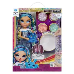 Top1Toys Rainbow High Rainbow Shimmers With Slime Fashion Doll Skyler (Blue) aanbieding