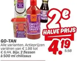 Dekamarkt GO-TAN aanbieding