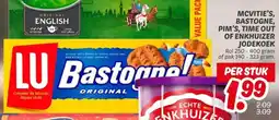 Dekamarkt MCVITIE'S, BASTOGNE, PIM'S, TIME OUT OF ENKHUIZER JODEKOEK aanbieding