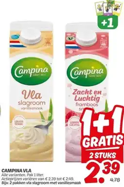 Dekamarkt CAMPINA VLA aanbieding