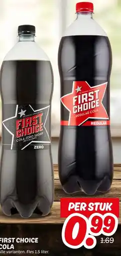 Dekamarkt FIRST CHOICE COLA aanbieding