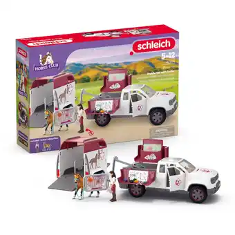 Top1Toys Schleich 42704 Mobile Vet With Trailer aanbieding