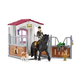 Top1Toys Schleich 42437 Paardenbox Met Paard Princess & Tori aanbieding