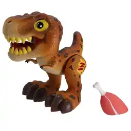 Top1Toys Dinobase Functie Dino bruin groot aanbieding