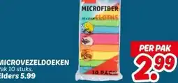 Dekamarkt MICROVEZELDOEKEN aanbieding