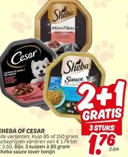 Dekamarkt SHEBA OF CESAR aanbieding