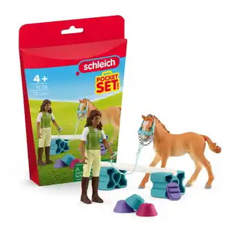 Top1Toys Schleich 42756 Training Set For Foal aanbieding