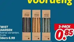 Dekamarkt TWIST KAARSEN aanbieding