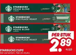 Dekamarkt STARBUCKS CUPS aanbieding