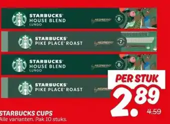 Dekamarkt STARBUCKS CUPS aanbieding