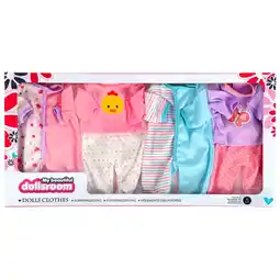 Top1Toys Poppenkledingset Dolls Room 4st 41 Cm aanbieding