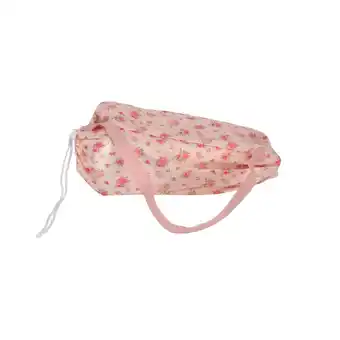 Top1Toys Poppenbed opvouwbaar roze bloem aanbieding