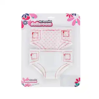 Top1Toys My beautiful dollsroom Poppenluiers Stof Op Kaart 2 Stuks aanbieding