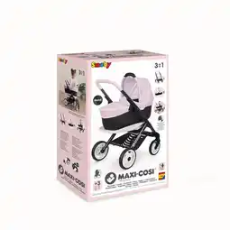Top1Toys Poppenwagen Quinny Maxi Cosi 3 in 1 zacht roze aanbieding