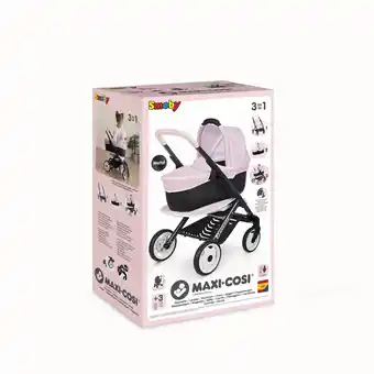 Top1Toys Poppenwagen Quinny Maxi Cosi 3 in 1 zacht roze aanbieding