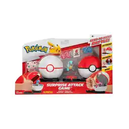 Top1Toys Pokémon Surprise Attack Poke Ball Battle Game aanbieding