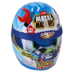 Top1Toys Metal Machines Helm Sonic Speed Heroes aanbieding