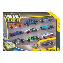 Top1Toys Zuru Metal Machines Diecast Auto's 10 Pack Assorti aanbieding