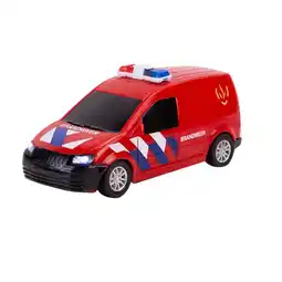 Top1Toys Rapid Wheels radiografisch bestuurbare brandweer auto met licht aanbieding