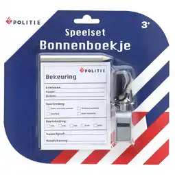 Top1Toys Politie Bonnenboekje aanbieding