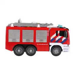 Top1Toys Auto Brandweer Met Licht En Geluid aanbieding