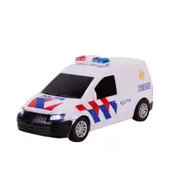 Top1Toys Rapid Wheels radiografische bestuurbare politie auto met licht aanbieding