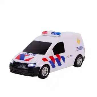 Top1Toys Rapid Wheels radiografische bestuurbare politie auto met licht aanbieding