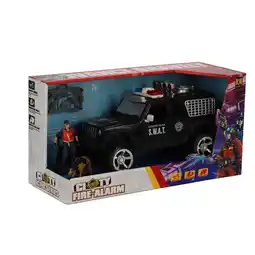 Top1Toys Police Car + L/S, Policeman, Police Dog + Acc. aanbieding