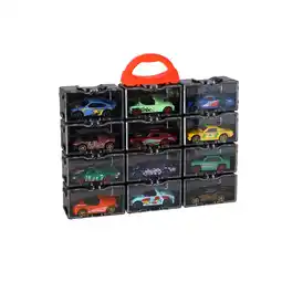Top1Toys Rapid Wheels opbergbox met 2 diecast freewheel auto's aanbieding