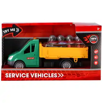 Top1Toys Rapid Wheels Auto Wegenbouw Met Licht En Geluid En Frictie aanbieding