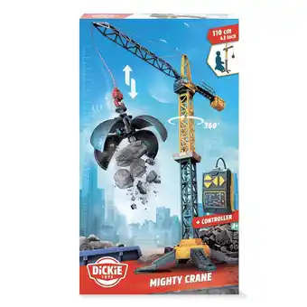 Top1Toys Dickie Toys kraan battery operated 110 cm aanbieding