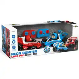 Top1Toys R/C Formule 1 Neon Bumper botsauto's 2 in 1 aanbieding