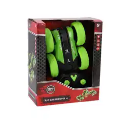 Top1Toys Radiografisch Bestuurbare flipover auto groen aanbieding