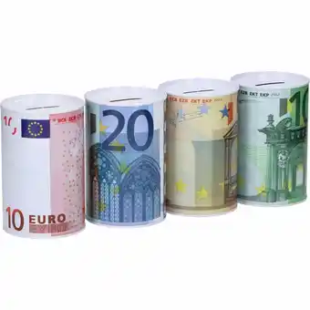 Top1Toys Spaarpot met eurobiljet aanbieding