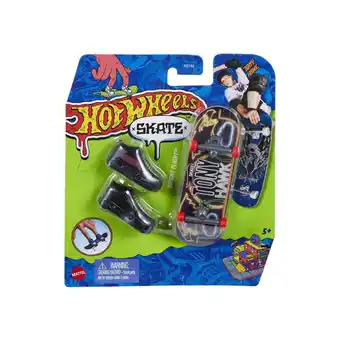 Top1Toys Hot Wheels Skate Fingerboard + Schoen Assorti aanbieding