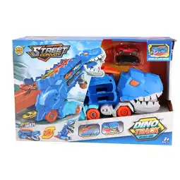 Top1Toys Transporter carrycase dino met 2 diecast auto's aanbieding