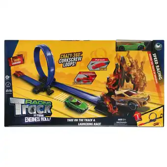 Top1Toys Racebaan vlammen met looping klein aanbieding