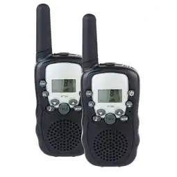 Top1Toys Science Walkie Talkie Twinset Zwart 3 Km aanbieding