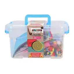 Top1Toys Creafun mega knutselbox compleet 240 delig 24x18x12 cm aanbieding
