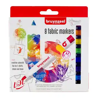 Top1Toys Textiel Stiften 8 Stuks aanbieding