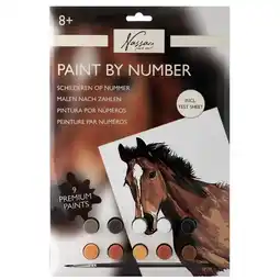 Top1Toys Schilderen op nummer paard aanbieding