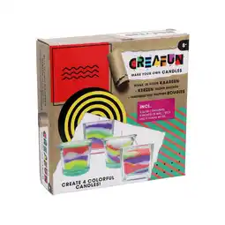 Top1Toys Creafun Hobbyset Maak Je Eigen Kaarsen aanbieding