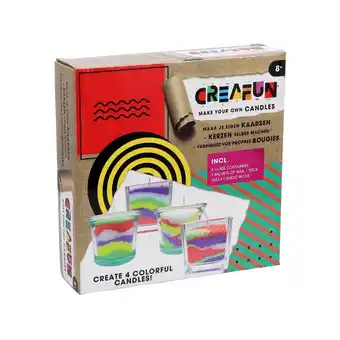 Top1Toys Creafun Hobbyset Maak Je Eigen Kaarsen aanbieding