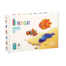 Top1Toys Hey clay klei Oceaan 3 figuren aanbieding