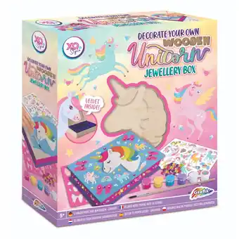 Top1Toys Juwelendoos eenhoorn maken hout aanbieding
