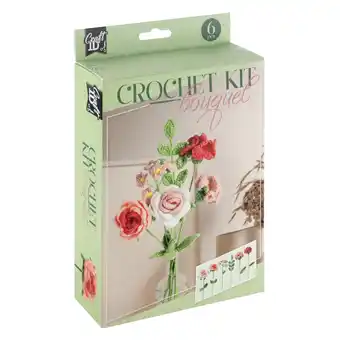 Top1Toys Haakset Bloemen Boeket Roze 21x16x5cm aanbieding