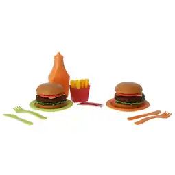 Top1Toys Jipy bioplastic hamburger speelset 25 delig aanbieding