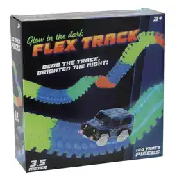 Top1Toys Racebaan glow track 120 delig 3,5 meter aanbieding