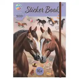 Top1Toys Stickerboek A4 Horse collection 16 pagina's en 900 + stickers aanbieding